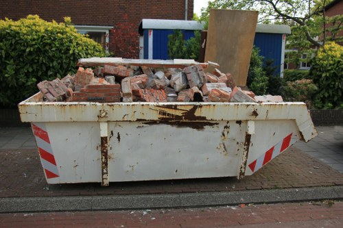 Professional office clearance team at work in Wimbledon